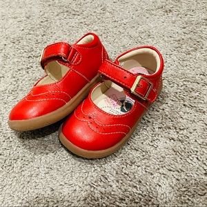 Red Mary Jane’s. Toddler Girl size 7. Livie & Luca